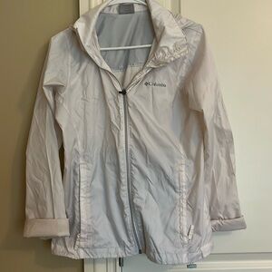 Columbia White Rain Jacket - Size Small